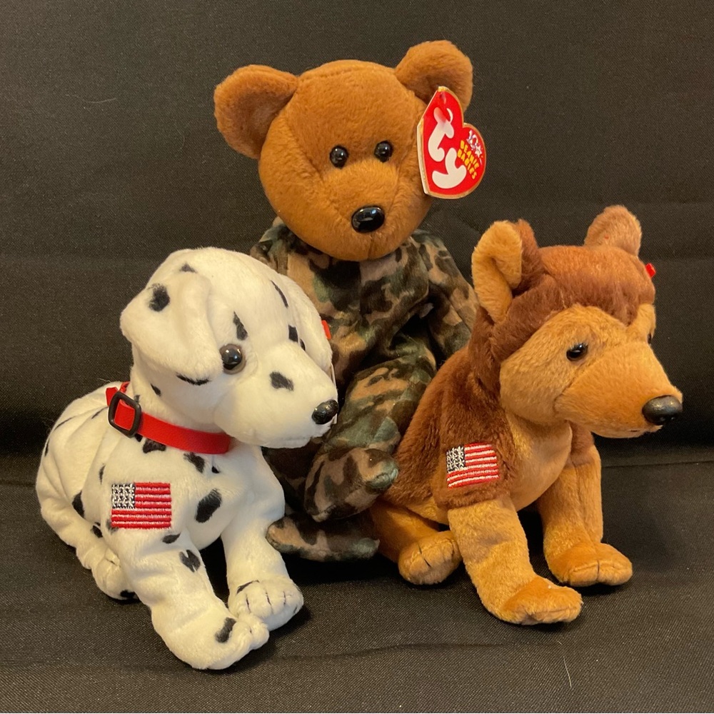 Ty Hero, Courage & Rescue set of beanies